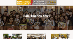 Desktop Screenshot of holaamericanews.com